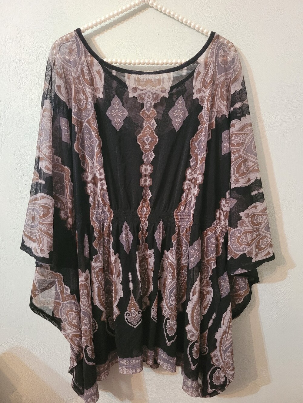 Unique Flowy Tunic Plus Size Top Size 1X